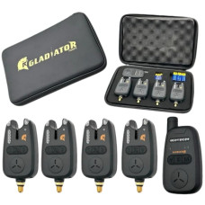 Набір сигналізаторів GLADIATOR RF298 4+1 Black з пейджером