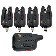 Набір сигналізаторів GLADIATOR RF1118 4+1 Black з пейджером