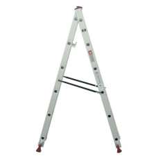 Драбина-поміст, 2×6 сходинок, алюміній, 150 кг