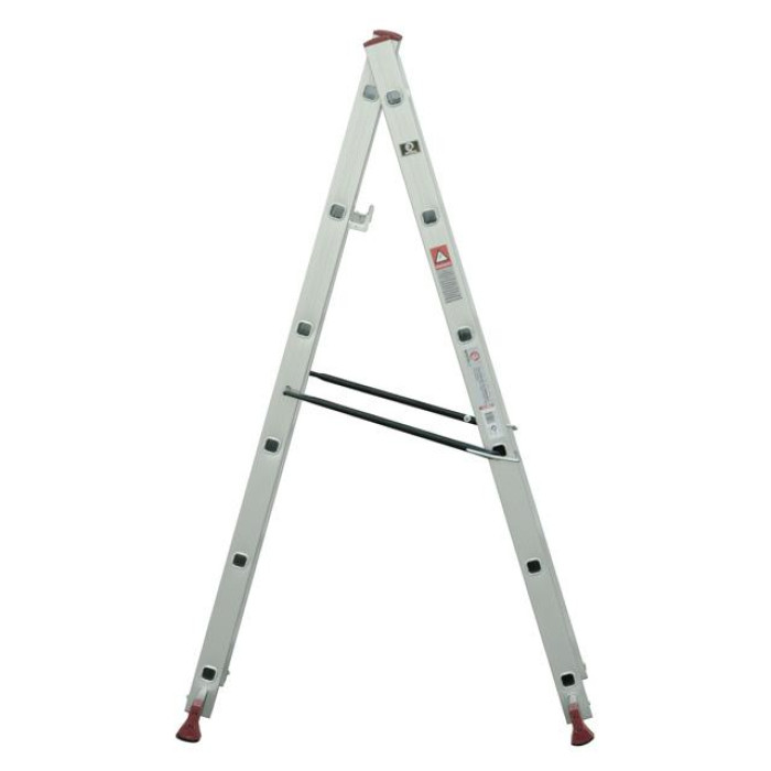 Драбина-поміст, 2×6 сходинок, алюміній, 150 кг