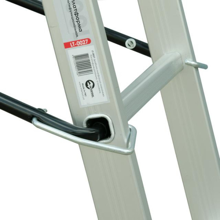 Драбина-поміст, 2×6 сходинок, алюміній, 150 кг