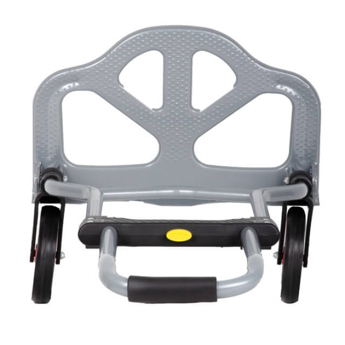 Візок ручний складний, 60 кг, 385×375×960 мм, колеса: 130 мм, сталевий