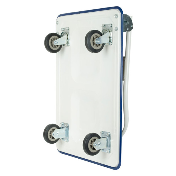 Візок ручний чотирьохколісний, 250 кг, 910×610×870 мм, колеса: 125 мм, сталевий