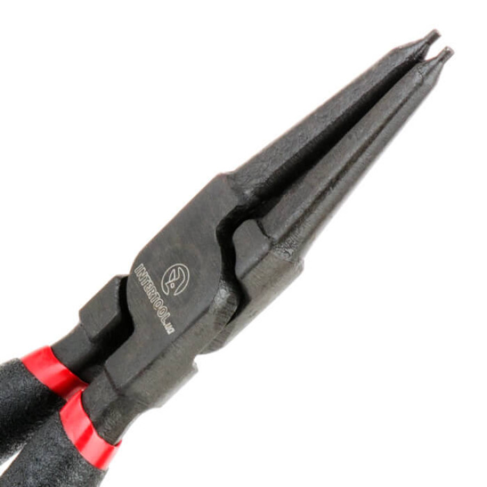 Набір щипців для зняття та встановлення стопорних кілець, 4 шт., 180 мм, 40 Cr-V, фосфатовані.