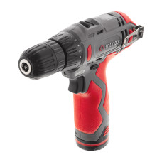 Дриль-шурупокрут акумуляторний 12 В, 30 Nm, 0-350/0-1300 об/хв., 0.8-10 мм, 1.5 Аг