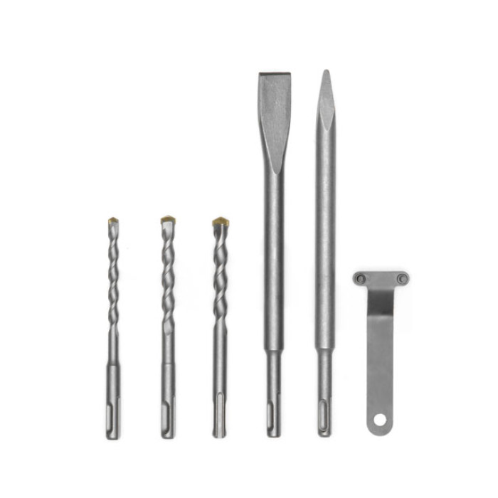 Перфоратор 1250Вт, 3 режими, 0-800 об/хв, 0-3900 уд/хв, 4 Дж, регулювання обертів