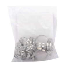 Хомут нержавіюча сталь, 8 мм, Ø - 13-23 мм