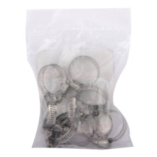 Хомут нержавіюча сталь, 8 мм, Ø - 14-27 мм