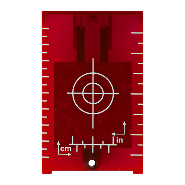 Мішень + окуляри для лазерного рівня, для червоного лазера