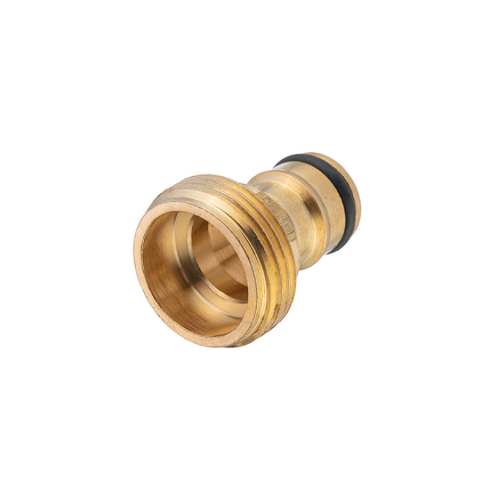 Адаптер латунний для з'єднувача 1/2" з зовнішньою різьбою 3/4", STORM