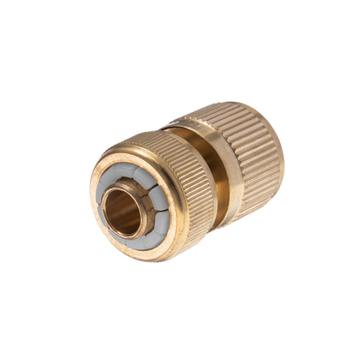 Конектор латунний 1/2" на шланг 1/2", STORM