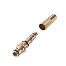 Насадка латунна для поливу 1/2", плавне регулювання потоку води, STORM