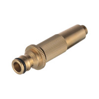 Насадка латунна для поливу 1/2", плавне регулювання потоку води, STORM