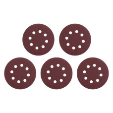 Круг наждаковий на липучці з отворами 125 мм, папір клас С, щільність 140 г/м², К400, 5 од.