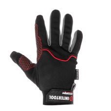 Рукавичка зі спандекса, дихаючий матеріал, антиковзне покриття долоні, посилення на великому і вказівному пальцях, 10" (XL), STORM