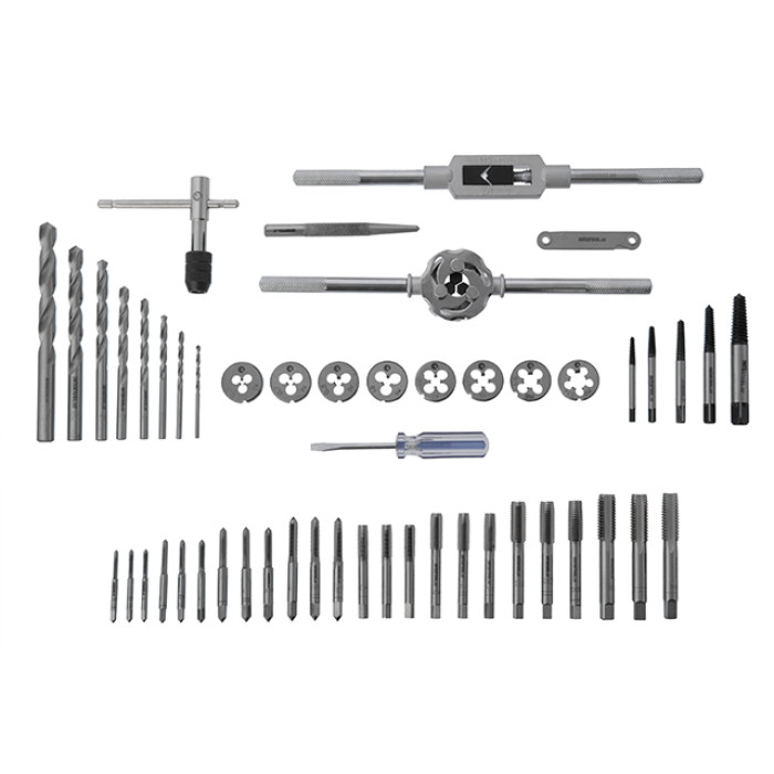 Набір плашок і мітчиків, 52 од., M3-M12