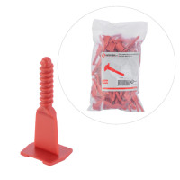 Система вирівнювання плитки гвинтова, гвинт, 100 шт.