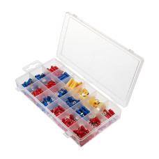 Коннектори обтискні, 270 шт., ізольовані, для автомобільної електропроводки