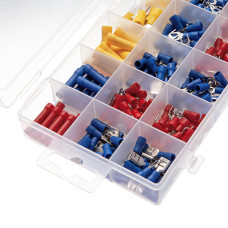 Коннектори обтискні, 270 шт., ізольовані, для автомобільної електропроводки
