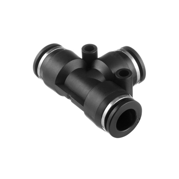 З'єднання цангове Т-образне для поліуретанових та ін. шлангів 10 мм