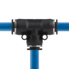 З'єднання цангове Т-образне для поліуретанових та ін. шлангів 10 мм