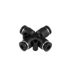 З'єднання цангове Х-образне для поліуретанових та ін. шлангів 4 мм