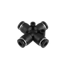 З'єднання цангове Х-образне для поліуретанових та ін. шлангів 4 мм