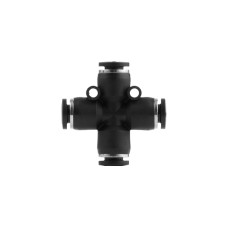 З'єднання цангове Х-образне для поліуретанових та ін. шлангів 6 мм