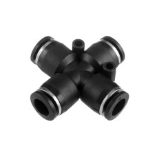 З'єднання цангове Х-образне для поліуретанових та ін. шлангів 8 мм