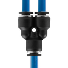 З'єднання цангове Y-образне для поліуретанових та ін. шлангів 6 мм