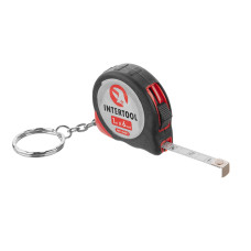 Рулетка зі сталевим полотном, з фіксатором, 1 м, 6 мм