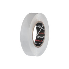 Стрічка клейка двостороння "POWER FIX", 2 м, 15×1 мм, прозора, акрил, STORM