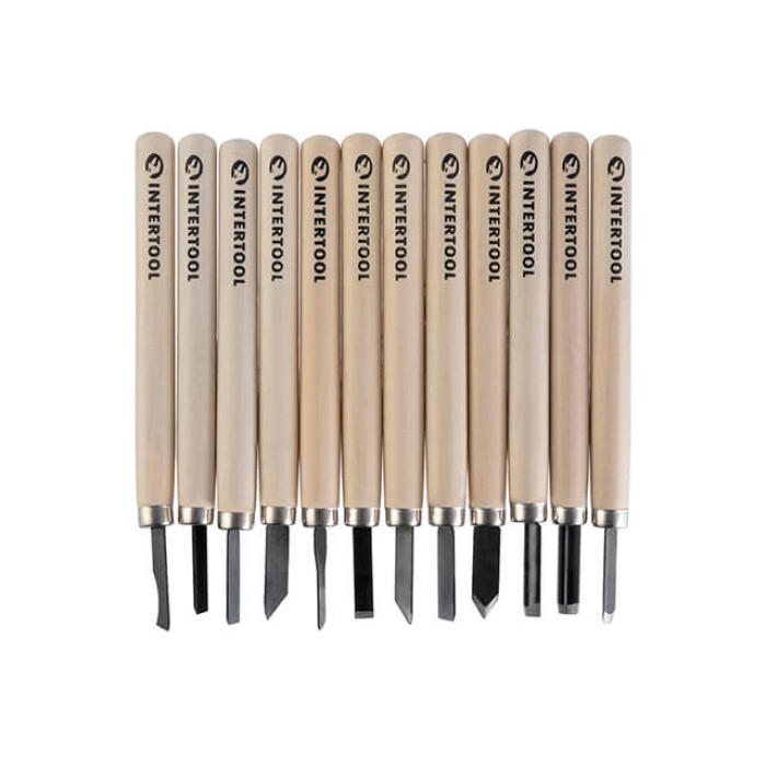 Набір різців по дереву, 12 шт.