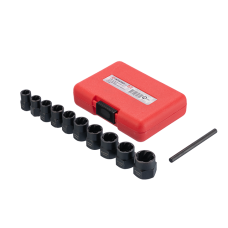 Набір екстракторів подовжених для пошкоджених болтів і гайок, 10 шт.