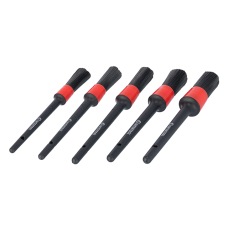 Набір кистей, 5 шт., для детейлінгу і хімчистки