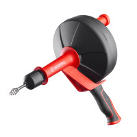 Інструмент для чищення труб, трос 6 мм × 4 м, кручений загострений наконечник