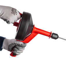 Інструмент для чищення труб, трос 6 мм × 4 м, кручений загострений наконечник