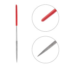 Набір алмазних надфілів, 10 шт., 140 мм