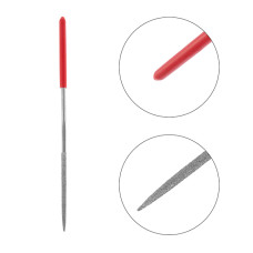 Набір алмазних надфілів, 10 шт., 140 мм