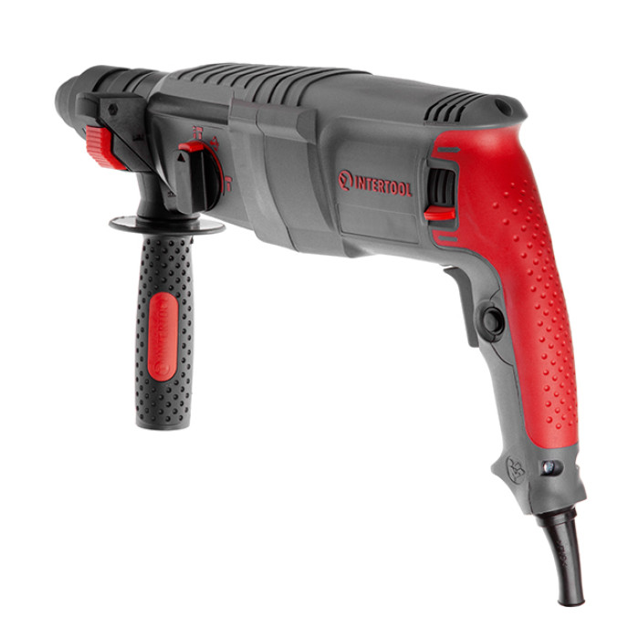 Перфоратор, 0,85 кВт, 3,2 Дж, 0-900 об/хв, 0-4400 уд/хв, 3 режими, SDS plus, знімний швидкозатискний патрон