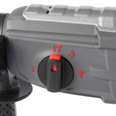 Перфоратор 1,0 кВт, 3,5 Дж, 0-1300 об/хв, 0-5100 уд/хв, 3 режими, SDS-plus, знімний швидкозатискний патрон