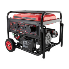 Генератор бензиновий, 5/5,5 кВт, 230 В, бак 25 л, електро/ручний старт, мідна обмотка, STORM
