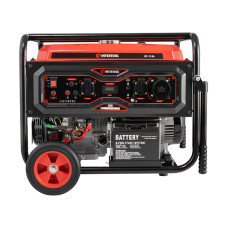 Генератор бензиновий, 5/5,5 кВт, 230 В, бак 25 л, електро/ручний старт, мідна обмотка, STORM