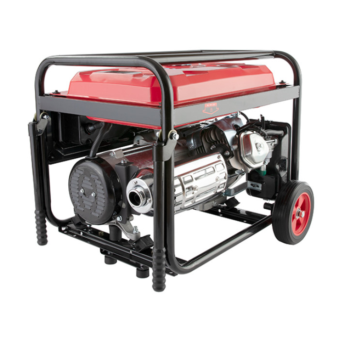 Генератор бензиновий 7,0/7,5 кВт, 230 В, бак 25 л, електро/ручний старт, мідна обмотка, STORM