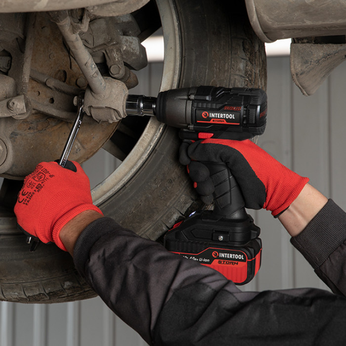 Гайкокрут ударний акумуляторний безщітковий 20 В, 300 Nm, 0-2500 об/хв, 0-3000 уд/хв, 1/2", без ЗП та АКБ