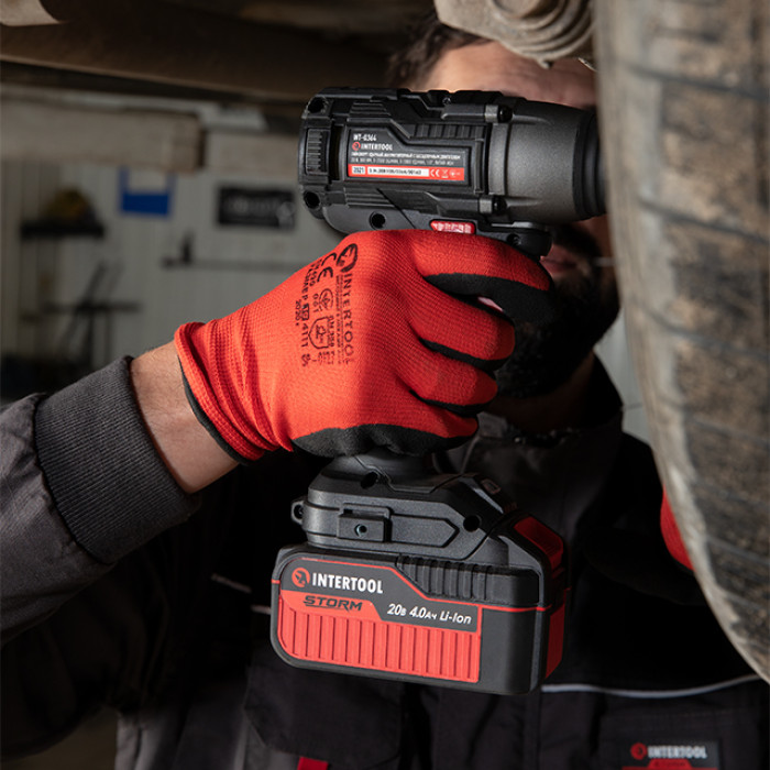 Гайкокрут ударний акумуляторний безщітковий 20 В, 300 Nm, 0-2500 об/хв, 0-3000 уд/хв, 1/2", без ЗП та АКБ