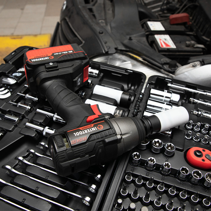 Гайкокрут ударний акумуляторний безщітковий 20 В, 300 Nm, 0-2500 об/хв, 0-3000 уд/хв, 1/2", без ЗП та АКБ