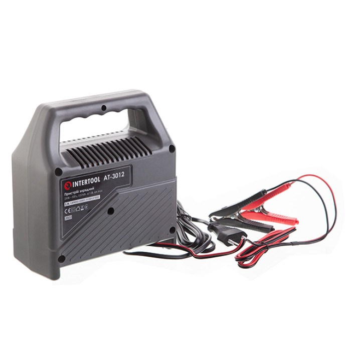 Пристрій зарядний для акумуляторів 6/12 В, 70 Вт, 10-60 Аг, світлодіодна індикація, з трансформатором