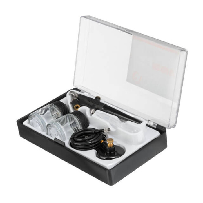Аерограф міні, 1-3,5 бар, до 60 L/min, набір аксесуарів