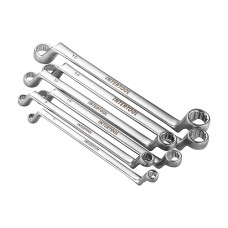 Набір ключів накидних, 6 шт., 6-17 мм, Cr-V